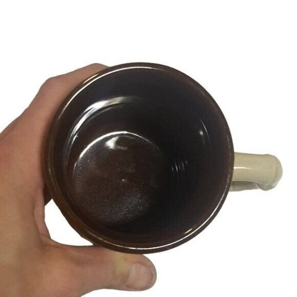 BALDELLI MCM Glazed Art Pottery Bamboo Coffee Mug Tea Cup Chartreuse Green Vtg - Picture 4 of 6